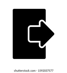 exit icon isolated sign symbol vector illustration - high quality black style vector icons
