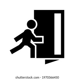 exit icon or logo isolated sign symbol vector illustration - high quality black style vector icons
