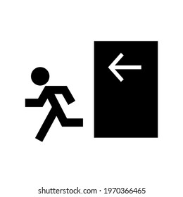 exit icon or logo isolated sign symbol vector illustration - high quality black style vector icons
