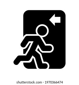 exit icon or logo isolated sign symbol vector illustration - high quality black style vector icons
