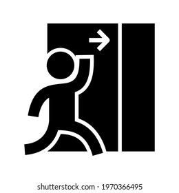 exit icon or logo isolated sign symbol vector illustration - high quality black style vector icons
