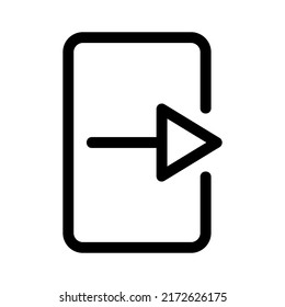 exit icon or logo isolated sign symbol vector illustration - high quality black style vector icons
