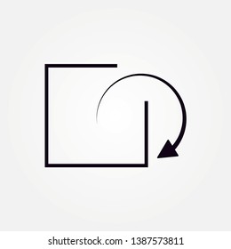 The exit icon. Logout and output, outlet, out symbol. Flat Vector illustration 
