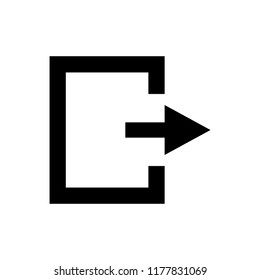 exit icon. logout icon. sign out icon