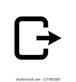 exit icon. logout icon. sign out icon