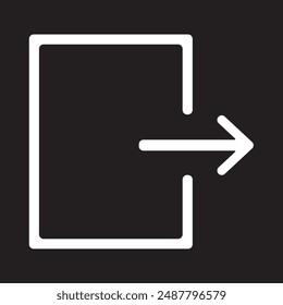 Abmeldesymbol. Abmeldesymbol Design EPS 10