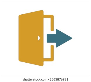 Exit icon png and jpg illustration