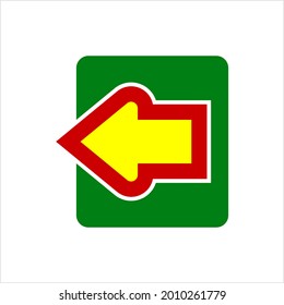 Icono de salida, Icono de signo de salida, Normal, Emergencia, Especial, Fuego, Salida de evacuación más rápida Ilustración de arte vectorial