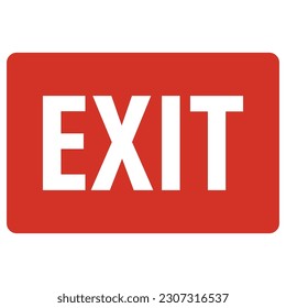 Exit icon sign vector illustration