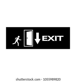 Exit icon and symbol