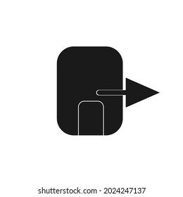 exit icon or symbol design