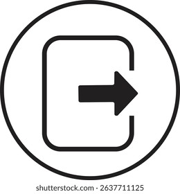 exit icon vector design illustration