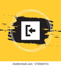 Exit Icon Vector Illustration Eps10