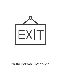 Exit icon Vector logo set flat