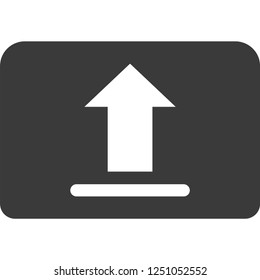 Exit icon for web and print EPS 10 