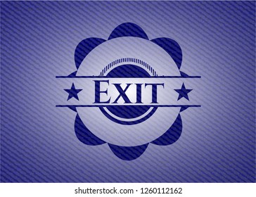 Exit jean background