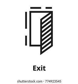 Exit line icon