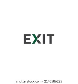 Exit Logo Front Concept Design