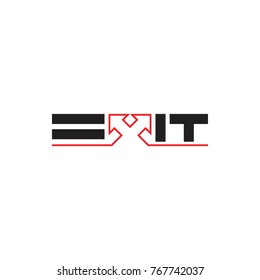 EXIT logo vector