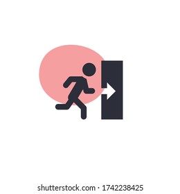 Exit - Modern Icon (Pictogram)