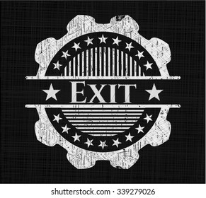 Exit on blackboard