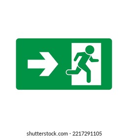 Exit on right glyph icon