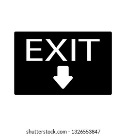 exit   out   arrow  