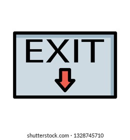 exit   out   arrow  