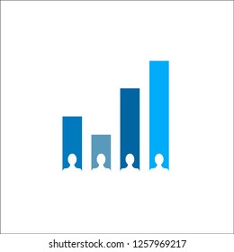 Exit Poll Concept. Graph Icons. Simple Elements. 