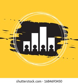 Exit Poll Icon Vector Illustration Eps10