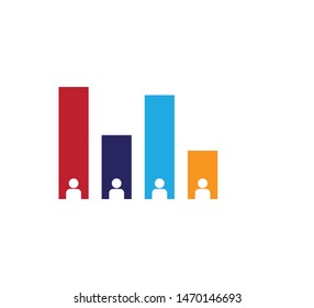 Exit polling icon vector illustration
