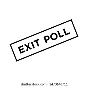 Exit polling icon vector illustration