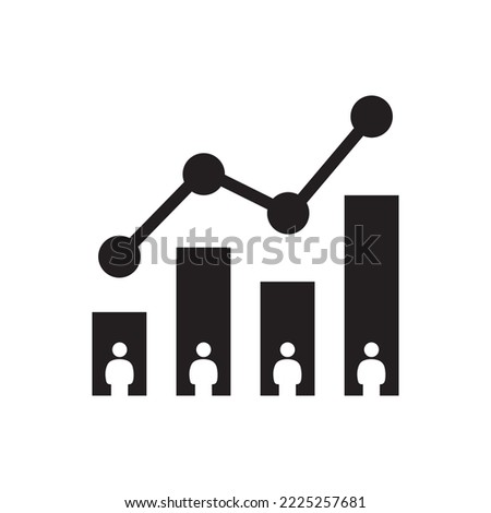 Exit polling icon vector illustration