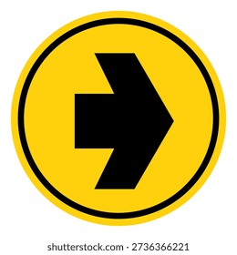 Exit Right Arrow Symbol Sign, Vector Illustration, Isolate On White Background Label.EPS10