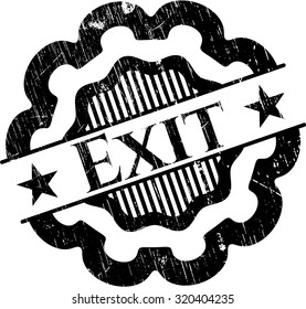 Exit rubber texture