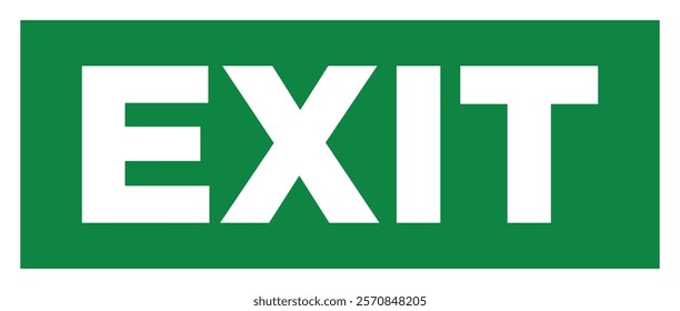 Exit Safety Sign Safety Sign.eps