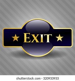 Exit shiny badge
