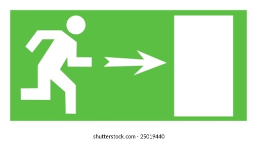 Exit sign