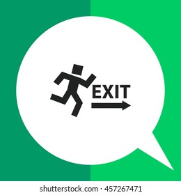 Exit sign