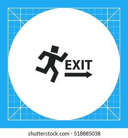 Exit sign