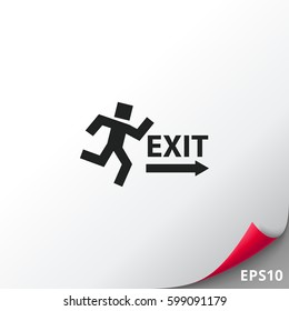 Exit sign
