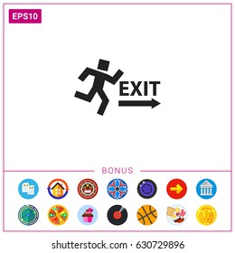 Exit sign