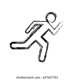 exit sign icon