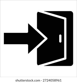 Elemento Ícone Sinal De Saída Para Design