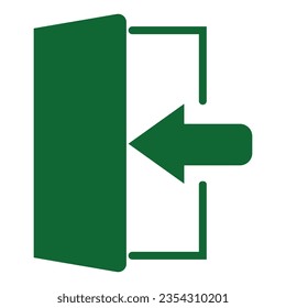  Exit sign vector, eps 10