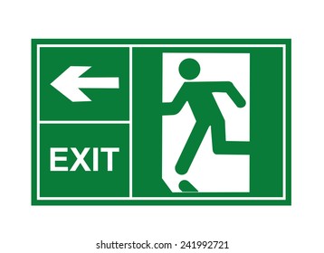 exit sign vector, exit signs, sign vector, exit vector