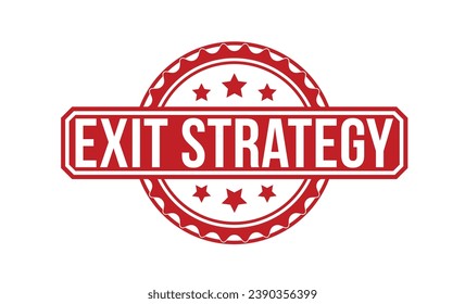 exit strategy stamp red rubber stamp on white background. exit strategy stamp sign. exit strategy stamp.