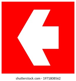 Exit Symbol Sign, Vector Illustration, Isolate On White Background Label. EPS10  