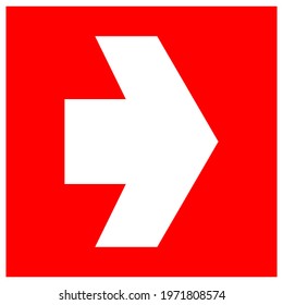 Exit Symbol Sign, Vector Illustration, Isolate On White Background Label. EPS10  