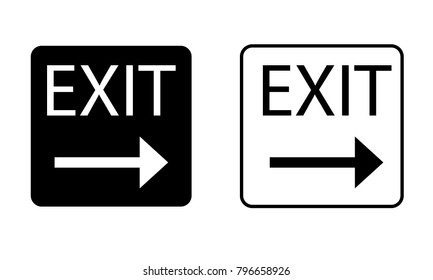 Exit symbol st